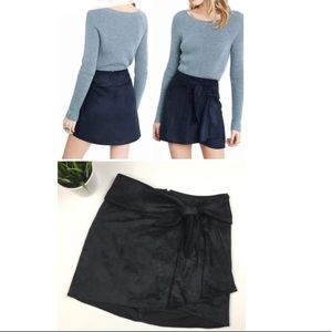 Express black suede skirt. Perfect winter staple